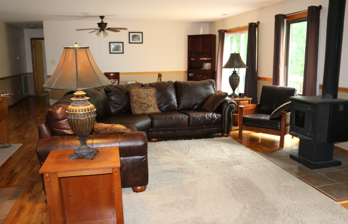 living room, white rug, sofa